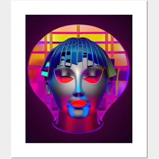 Vincasso colorful head Posters and Art